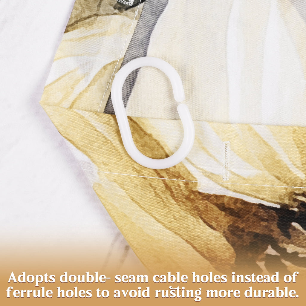 Ikfashoni Fall Shower Curtain with Hooks, Fall Decor for Home, Buffalo Plaid Pumpkin Waterproof Bathroom Curtains, 72"X72"