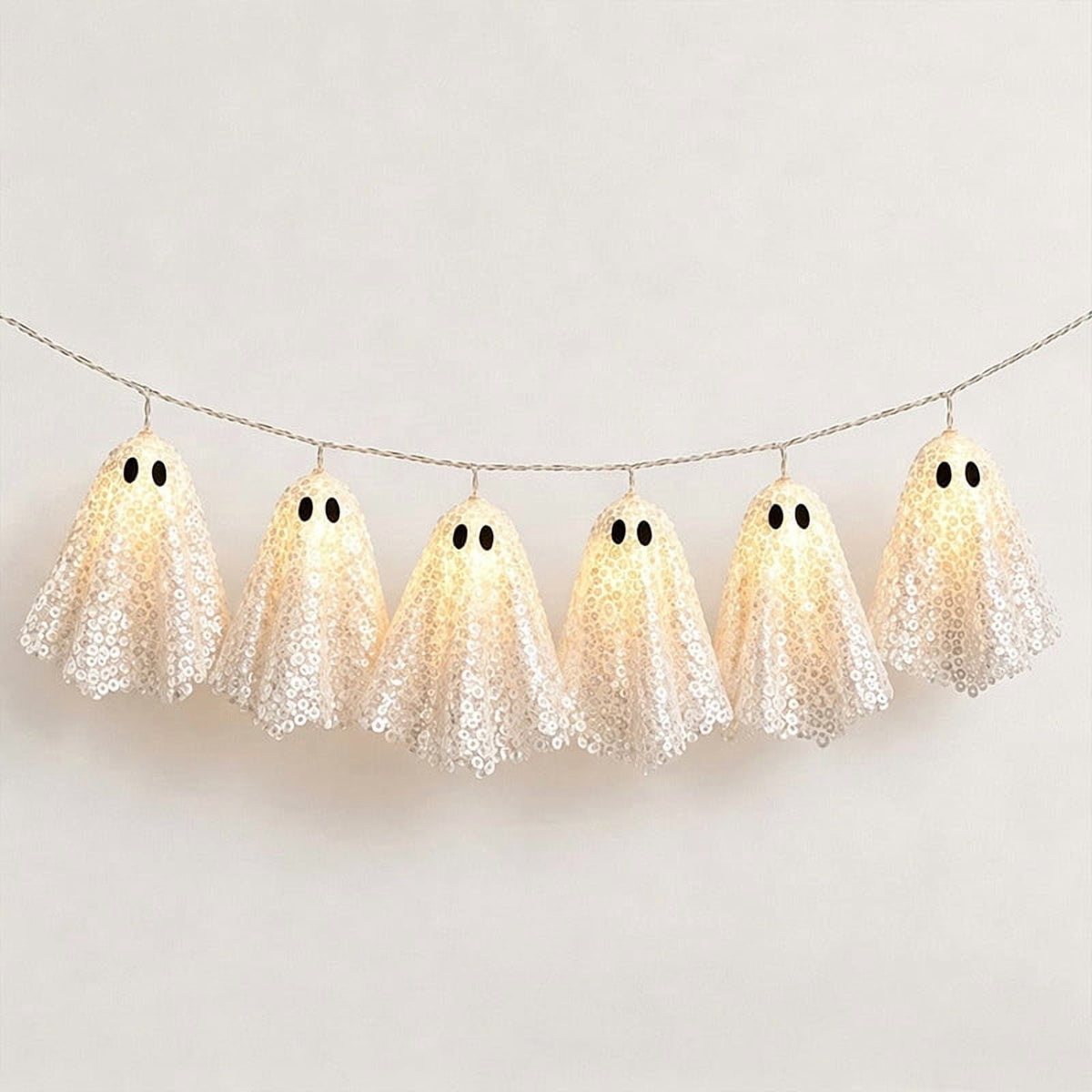 Halloween Garlands with Lights, 5.8 Ft Black Eucalyptus Garlands, Artificial Hanging Plants Vines, Faux Ferns Plant Fake Leaves Ivy Flowers Garlands for Garden Home Party Halloween Decorations Indoor