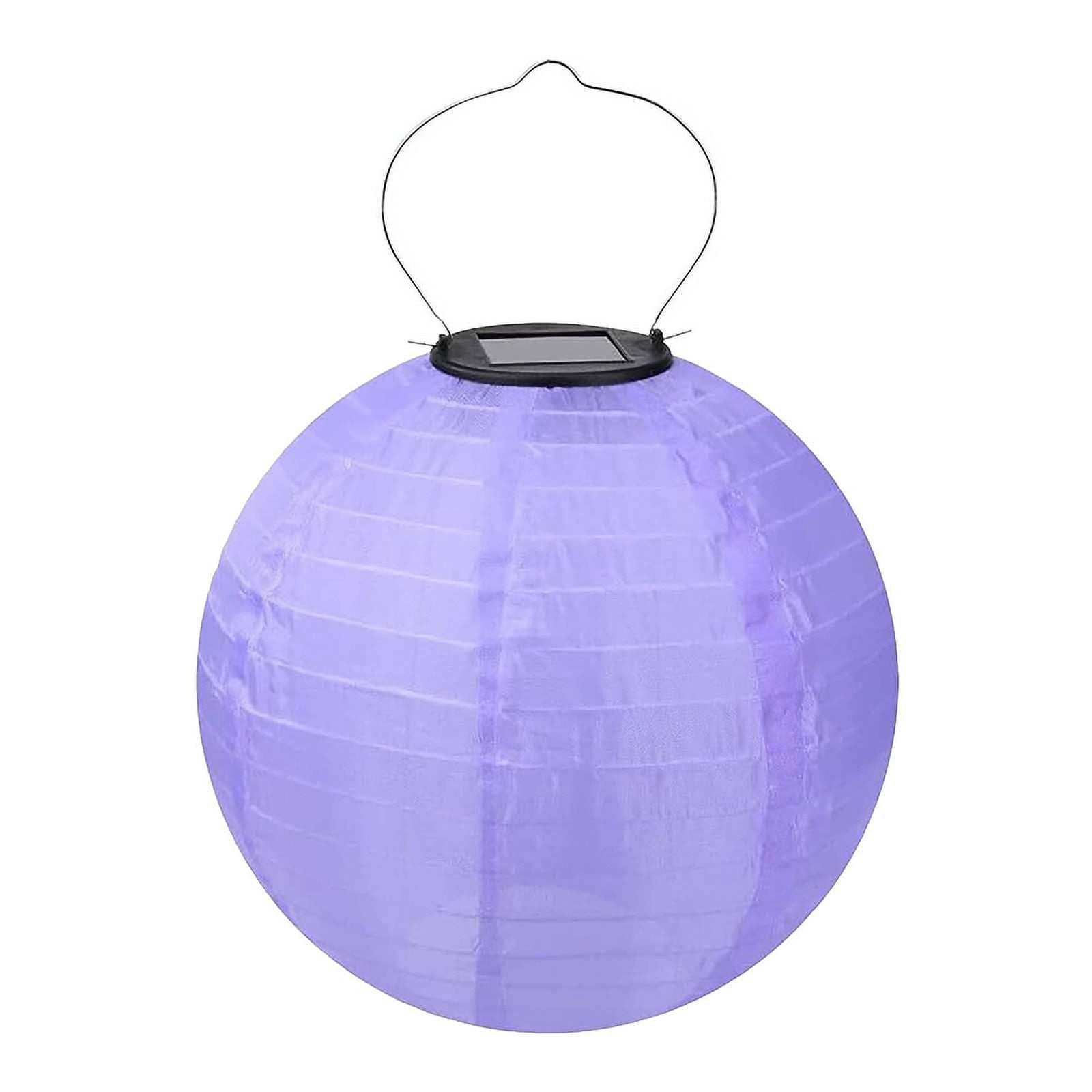 12 Inch Waterproof Solar Powered Lanterns Chinese Lantern LED Lamp Outdoor Decoration Balls Light Solar Lantern Party Decoration