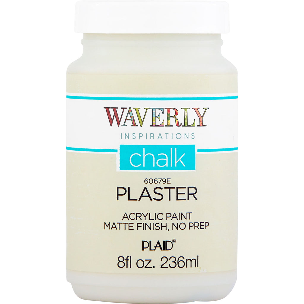Waverly Inspirations Chalk Paint, Ultra Matte Finish, White, 8 fl oz
