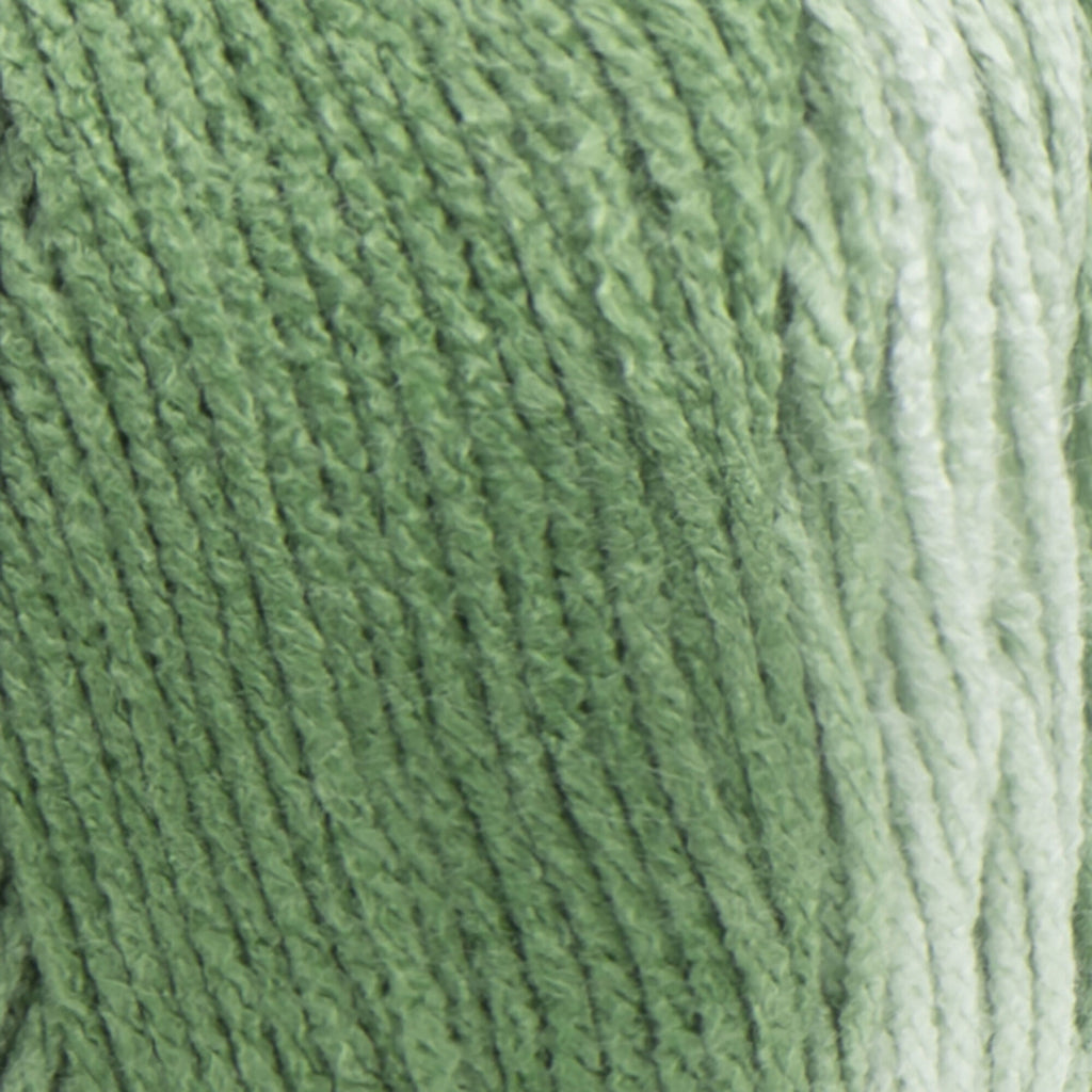 Red Heart Super Saver Ombre Medium Acrylic Green Apple Yarn, 482 yd