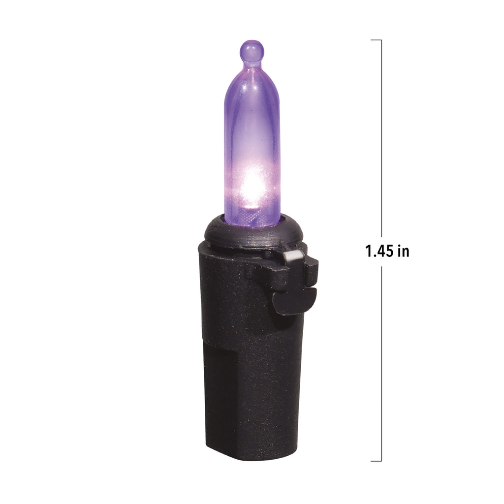 Indoor/Outdoor 500-Count LED Mini String Lights, Purple, 98.5', Halloween by Way To Celebrate