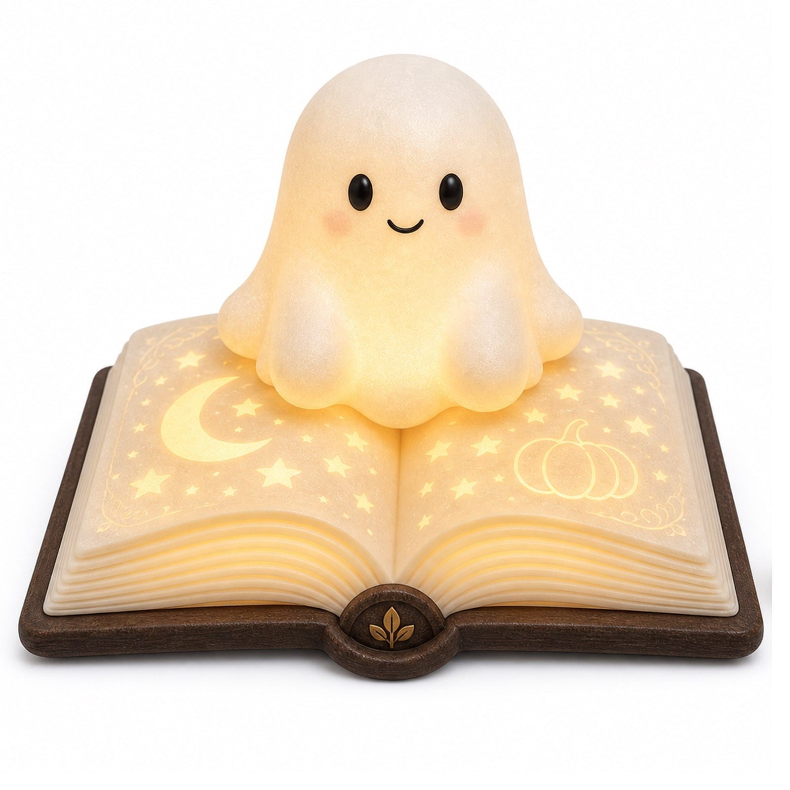 Ghost Night Light Halloween Decorations Bedside Night Light with Tap Control, Dimmable Nursery Decor Lamp, Fun Ghost Gift for K*ids, Halloween Room Decor, Ghost Lamp