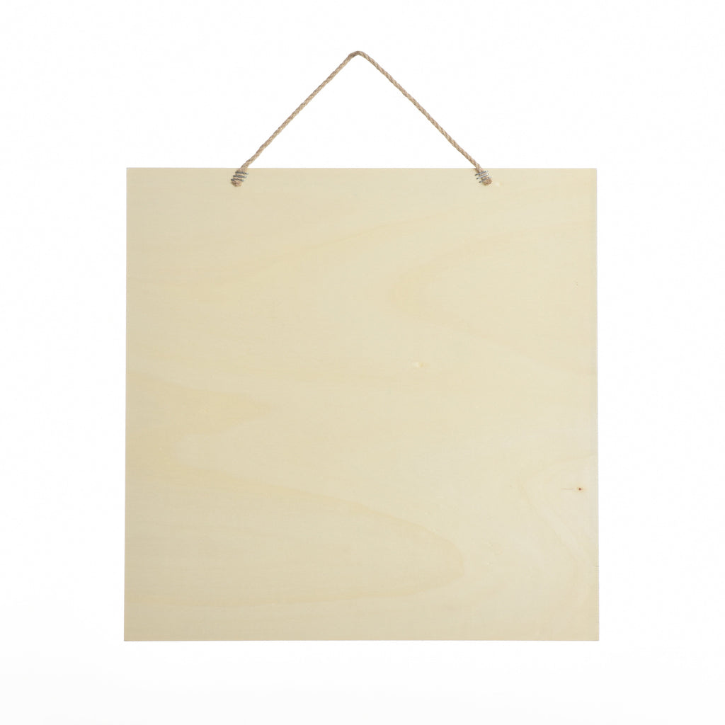Stylecraft 15.75" Square Unfinished Wood Plaque (1 Each)