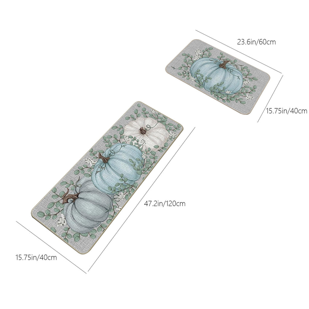 Stijggn 2pcs Halloween Area Rugs Halloween Decorations Halloween Rug Welcome Mats Outdoor Pumpkin Doormats for Floor