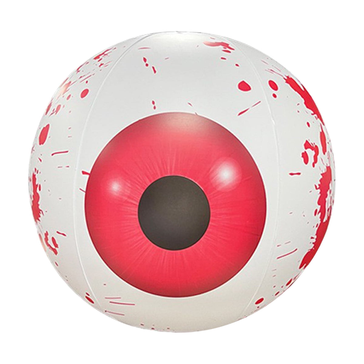 Inflatable Halloween Eyeball Decoration 15.7 Inch, Color Changing LED with Remote Control, Durable PVC Easy Inflate for Spooky Party Garden Courtyard Indoor Outdoor Decor