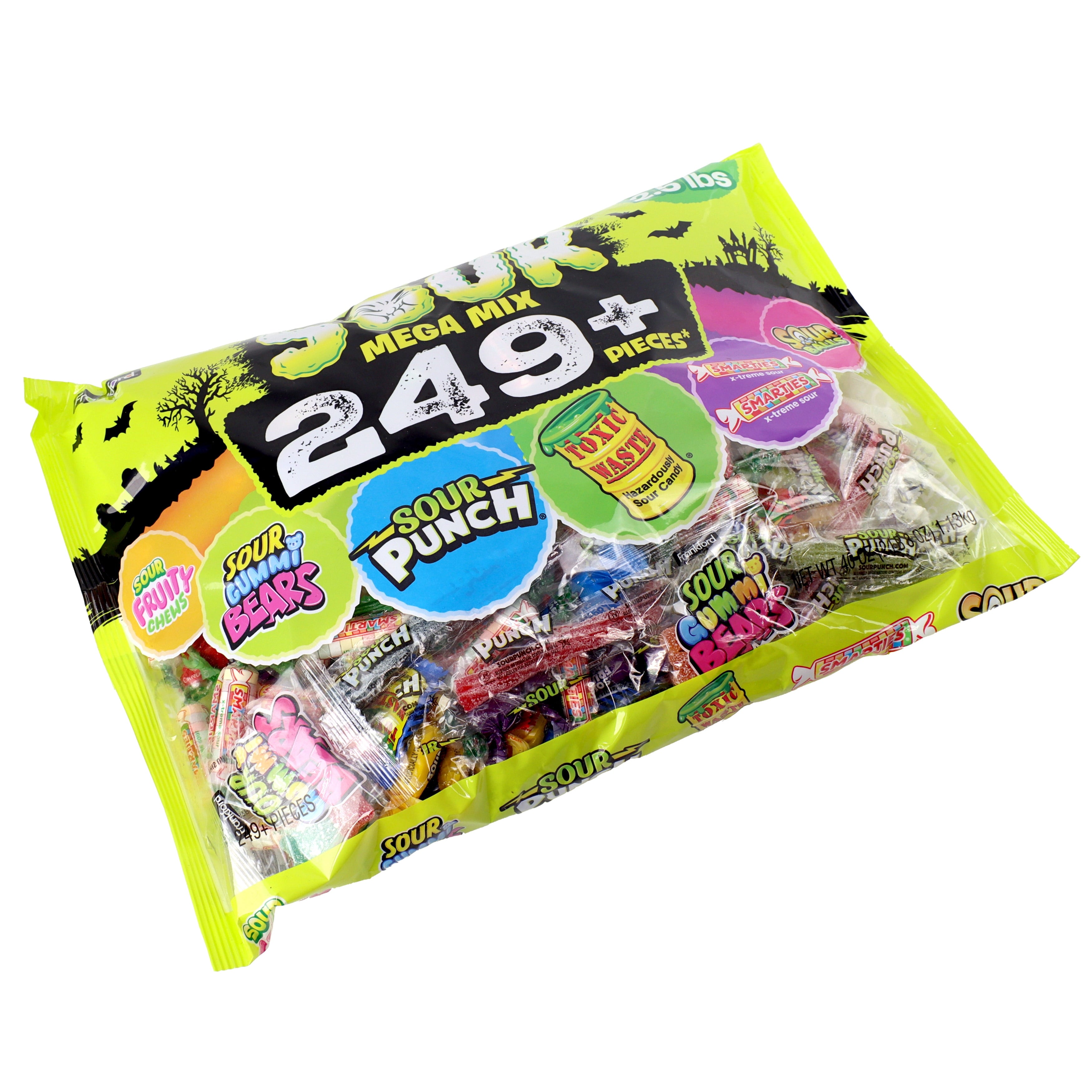 Frankford Sour Mega Brands Variety Bulk Candy Bag, 40 oz