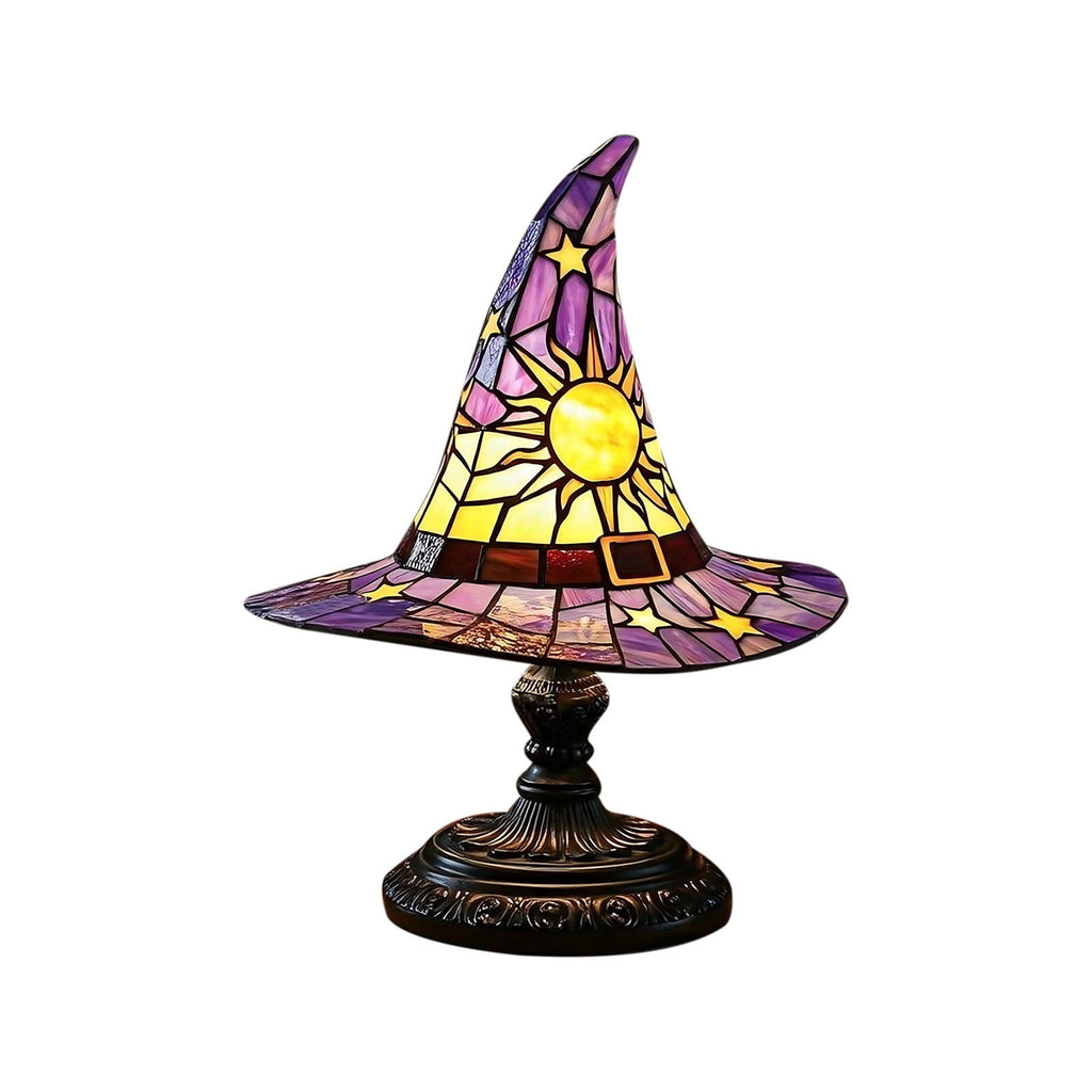 Stijggn Witch Hat Lights Halloween Glowing Lights, Waterproof Hanging Witch Hat Decorations, Warm Light Festival Ornaments for Indoor Outdoor Yard Garden Party Halloween Decor