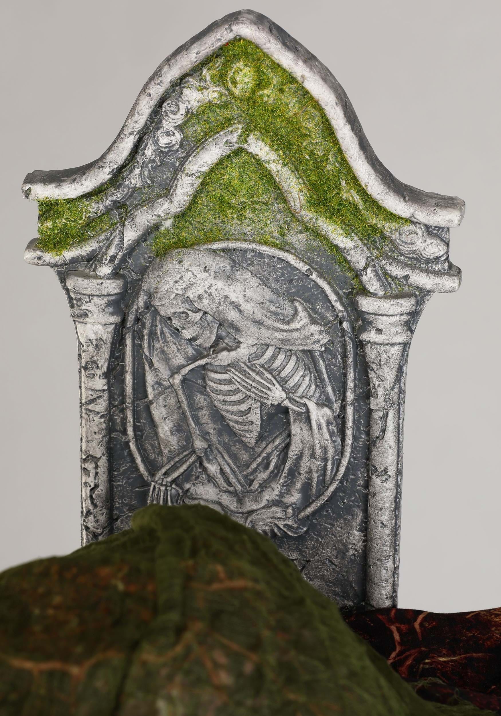 Tony Tombstone the Graveyard Caretaker Animated Decoration