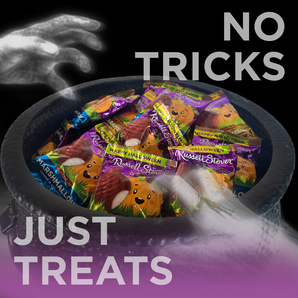 RUSSELL STOVER Halloween Milk Chocolate Chocolate Truffle Pumpkin, 1.3 oz.