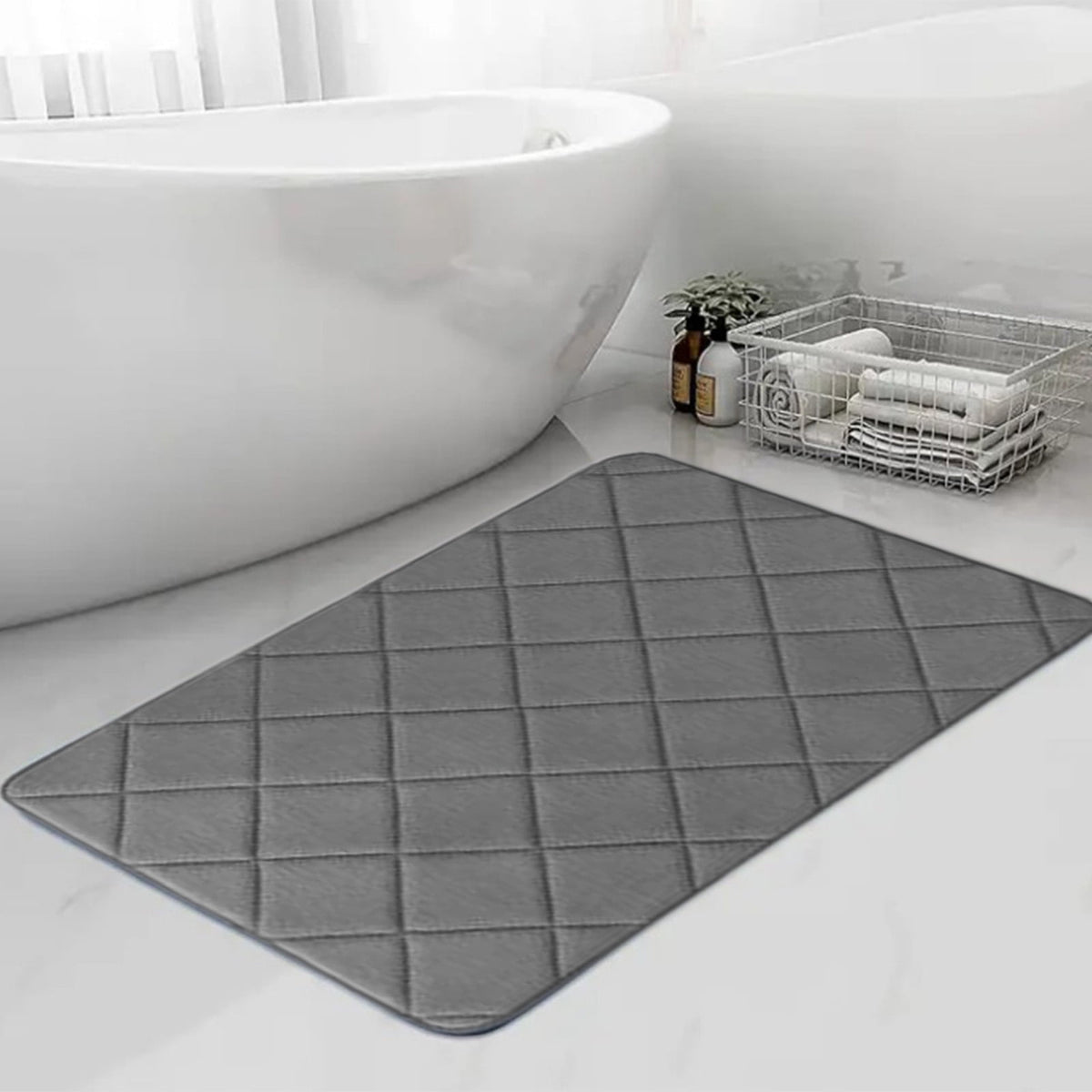 YZEGDCH Bathroom Rugs Yellow Extra Soft Rugs Absorbent Quick Dry Machine Washable