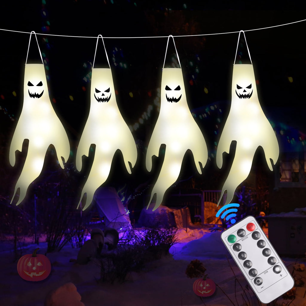 16.4Ft Large Spider Webs Halloween Decorations Lights, Outdoor Battery Operated Purple Halloween String Lights with 8 Modes Remote Control 125 LEDs Spiderweb,60" Large Spider,Waterproof (Purple)