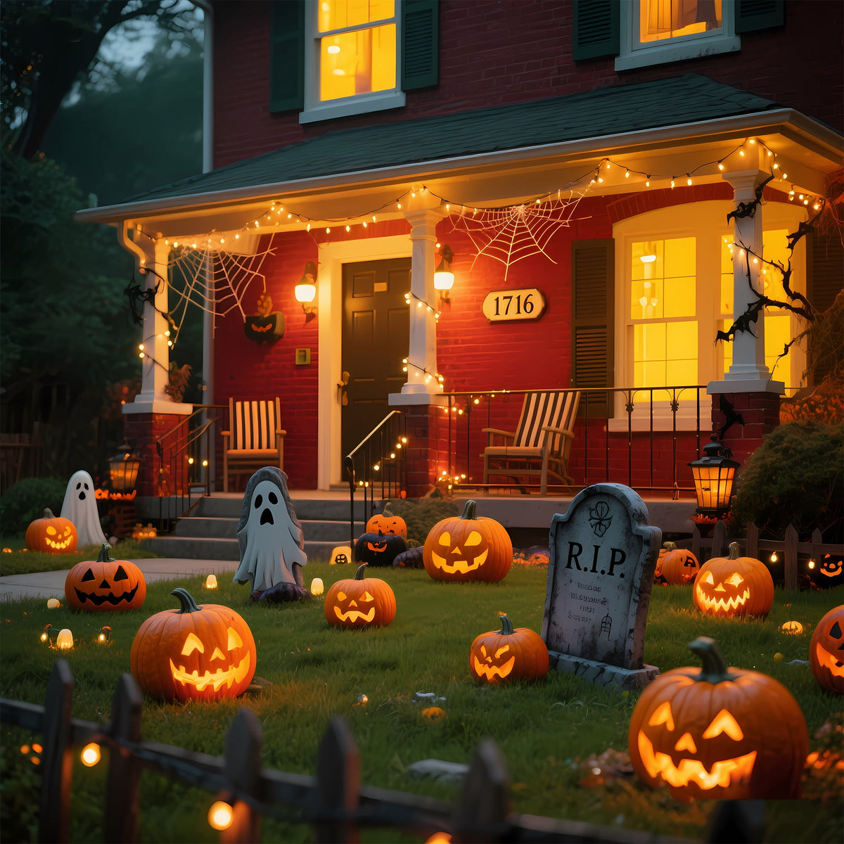 DAYBETTER Halloween String Lights, 32.8ft 100ct Incandescent Mini Lights, with 100 Count Orange Waterproof Bulbs, for Party, Yard, Christmas Tree, Halloween Decorations