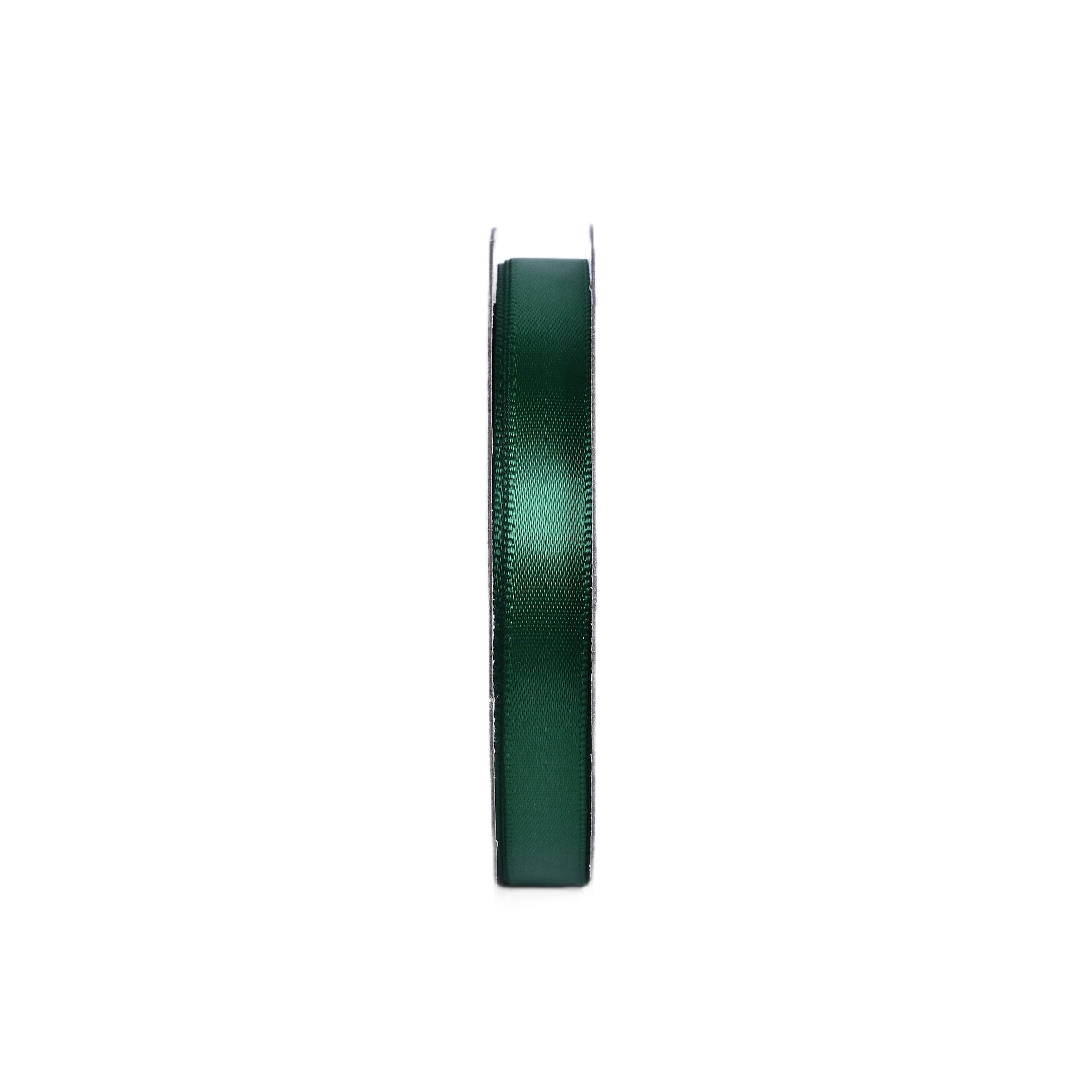 Gwen Studios 3/8" Forest Green Satin Ribbon, 6 Yards
