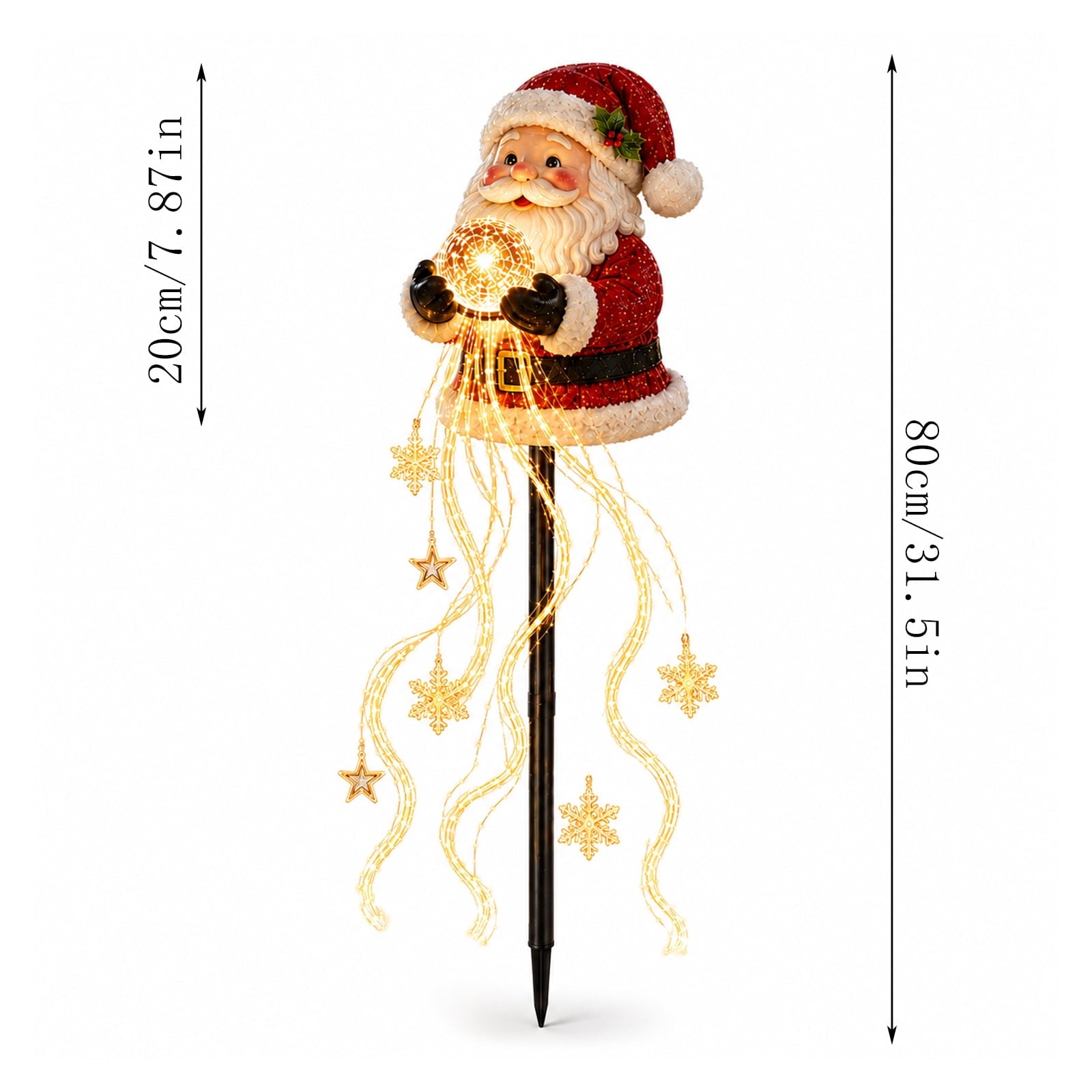 Stijggn Witch Hat Lights Halloween Glowing Lights, Waterproof Hanging Witch Hat Decorations, Warm Light Festival Ornaments for Indoor Outdoor Yard Garden Party Halloween Decor