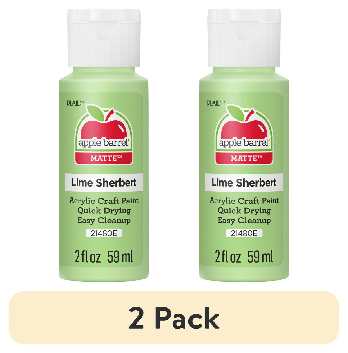 Apple Barrel Acrylic Craft Paint, Matte Finish, Pumpkin Orange, 2 fl oz