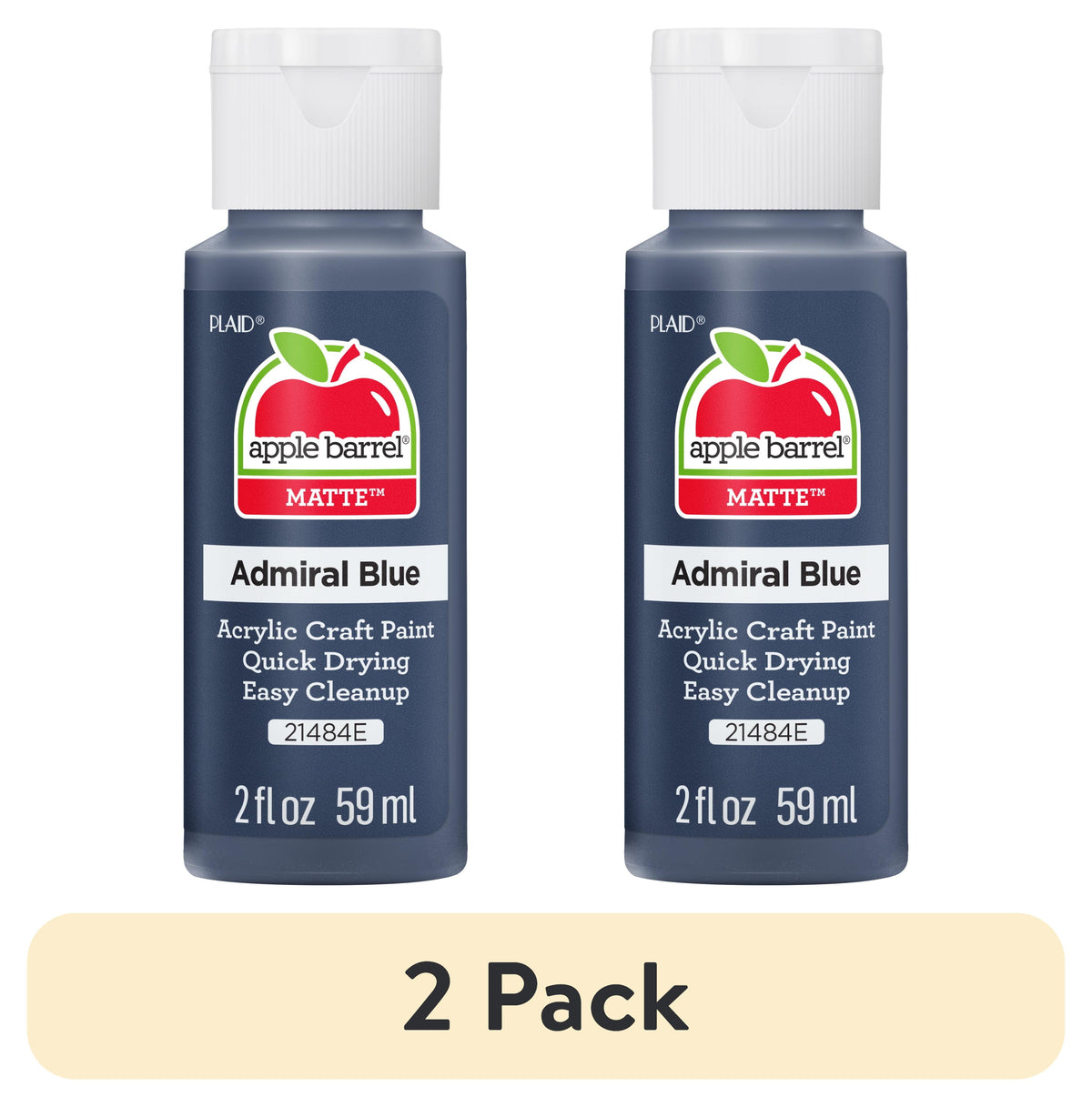 Apple Barrel Acrylic Craft Paint, Matte Finish, Pumpkin Orange, 2 fl oz
