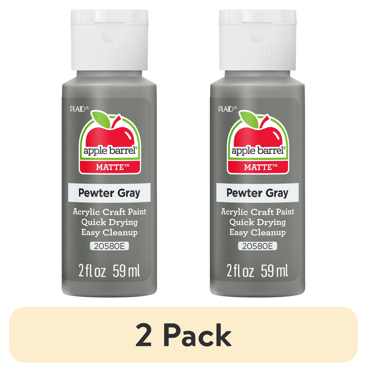 Apple Barrel Acrylic Craft Paint, Matte Finish, Pumpkin Orange, 2 fl oz