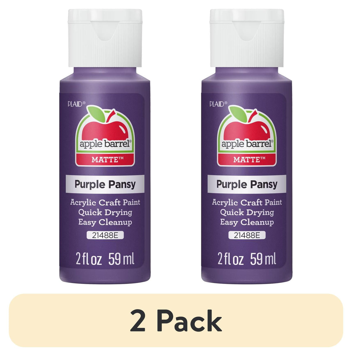 Apple Barrel Acrylic Craft Paint, Matte Finish, Pumpkin Orange, 2 fl oz