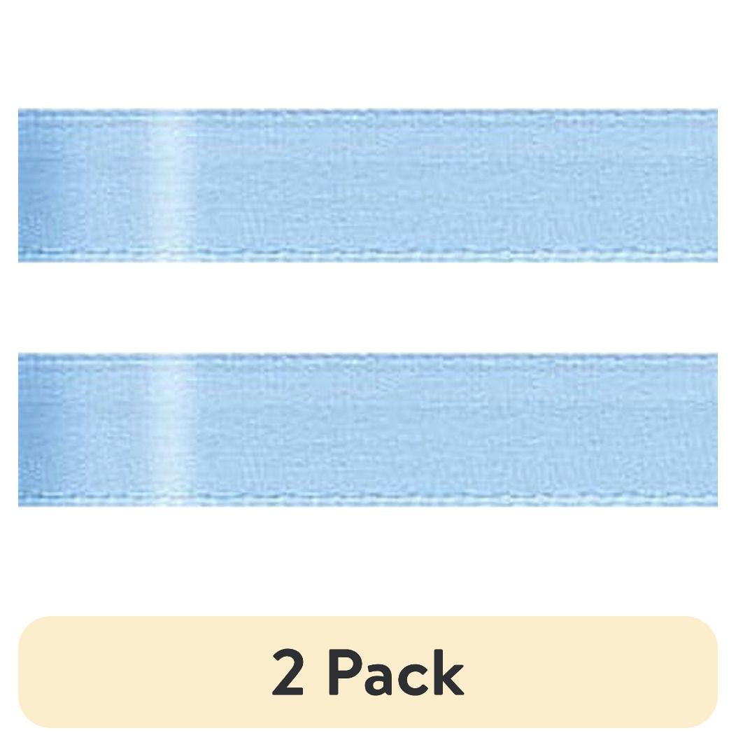 (3 pack) Offray Ribbon, Forest Green 5/8 inch Single Face Satin Polyester Ribbon, 18 feet
