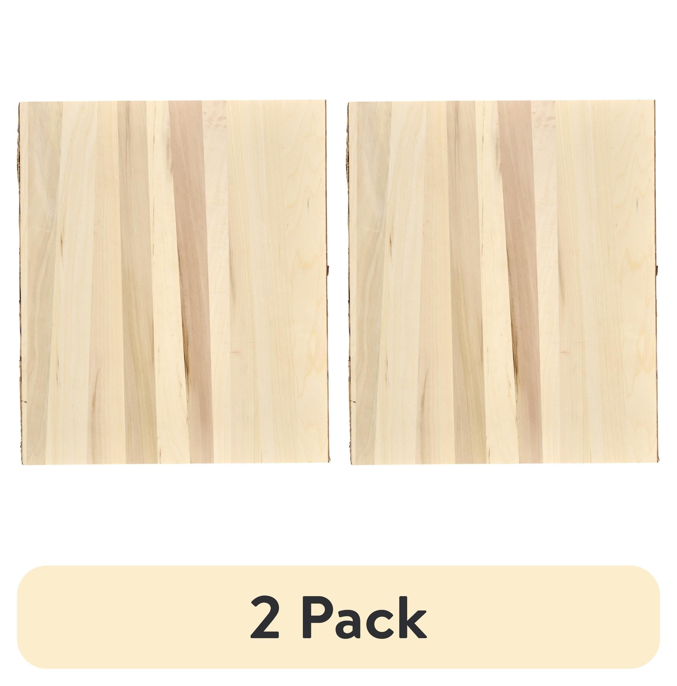 Plaid Wood Surfaces Pine Wood Slice Plank, 16" x 18"