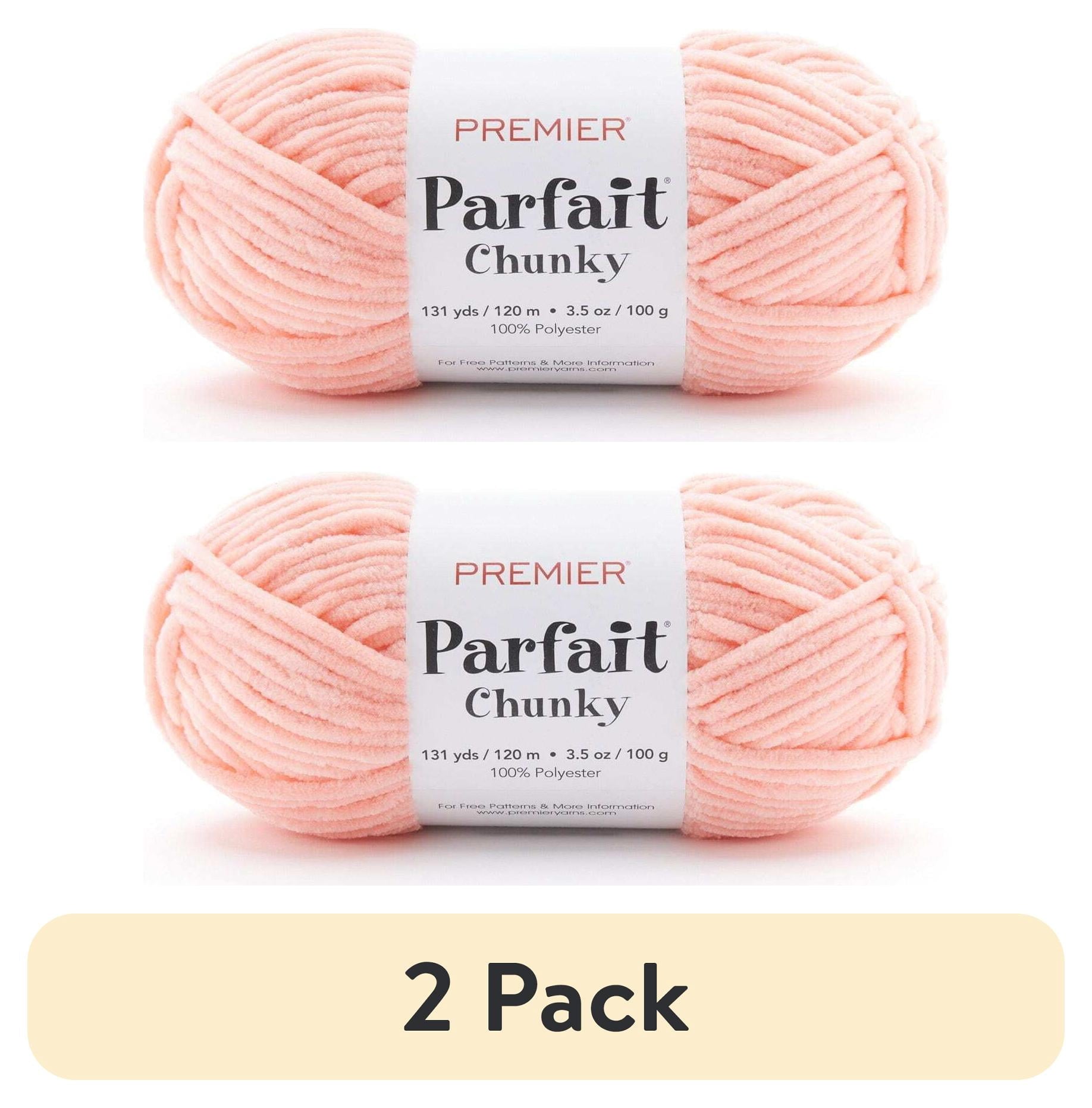 Premier Yarns - Parfait Chunky - 3.5oz 131yds - Super Bulky 6 Weight - Polyester Chenille