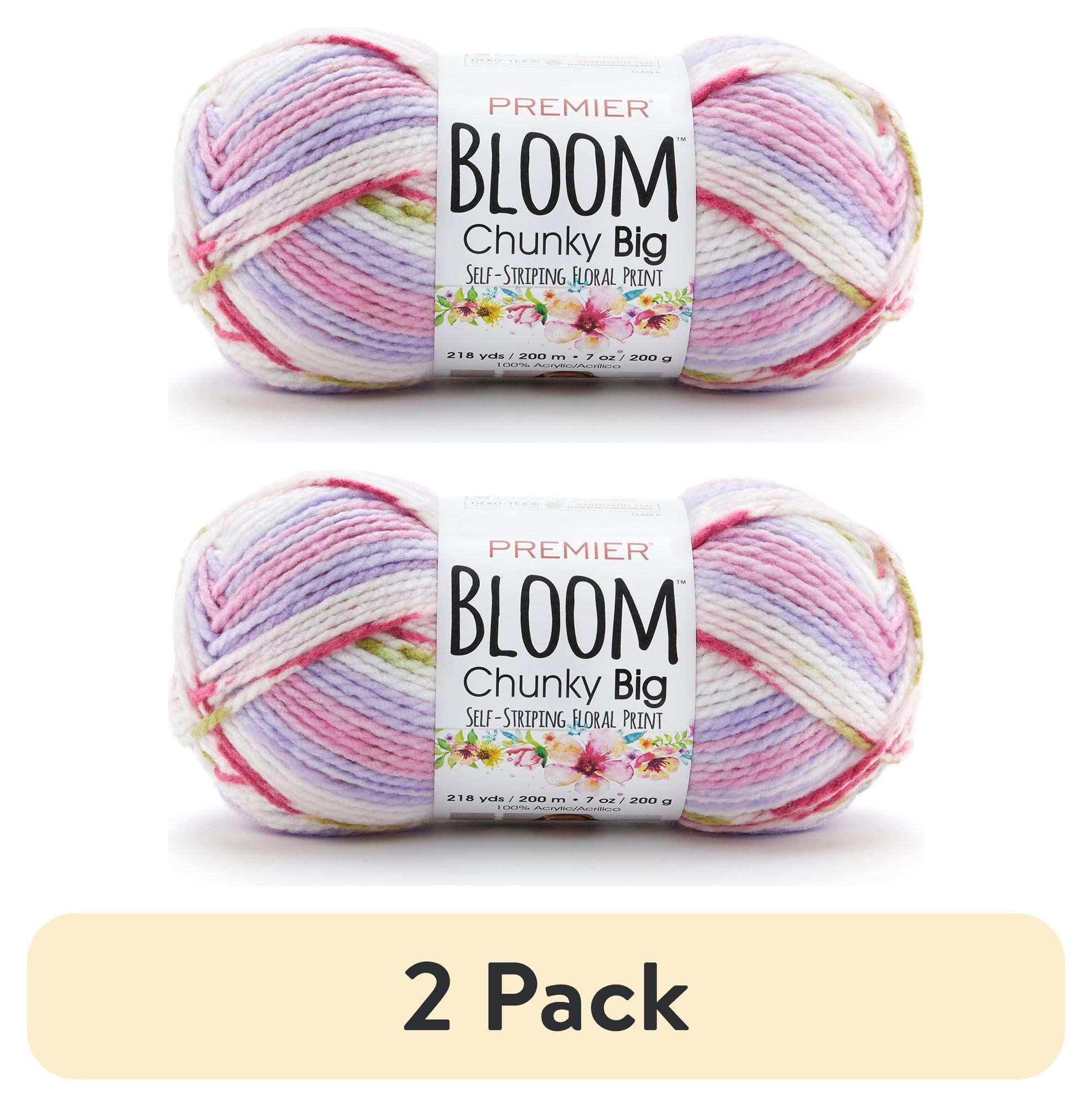 Premier Yarns - Bloom Chunky Big Yarn - Snapdragon - 7oz 218yds - 5 Bulky Weight - Acrylic