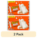(2 pack) Reese's White Creme Snack Size Peanut Butter Ghosts Halloween Candy, Bag 9.6 oz