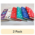 (2 pack) Shason Textile 2 Yard Cut Poly Cotton Print Fabric, Assorted Prints, 44" Wide for Crafts & Sewing