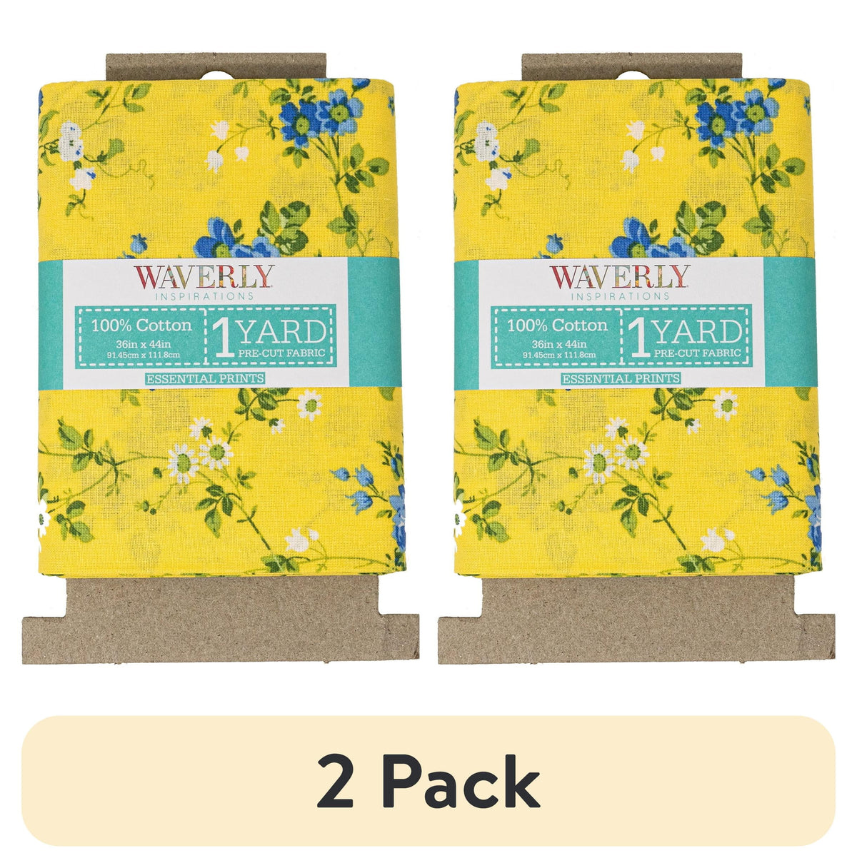 Waverly Inspirations 1 Yard Cut 100% Cotton Prints Fabric, Vine Mze, 44 in Wide for Quilting & Sewing