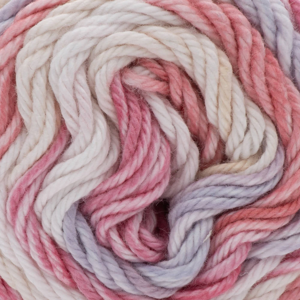 Peaches & Creme Ombre 4 Medium Cotton Yarn, Fleur De Lavandra 2oz/56.7g, 95 Yards