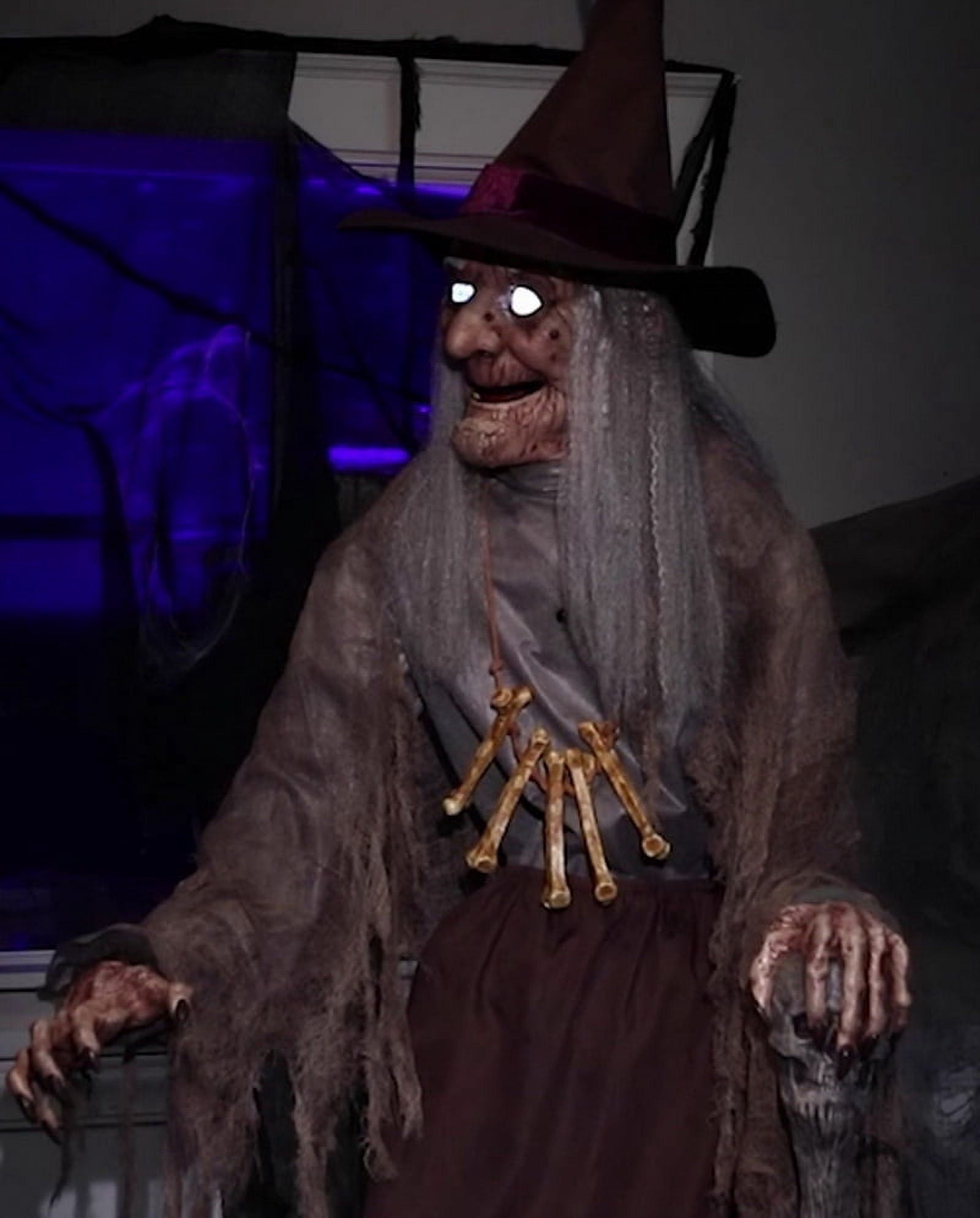 Seasonal Visions Animated Witch Servo-Motor Halloween Decoration -