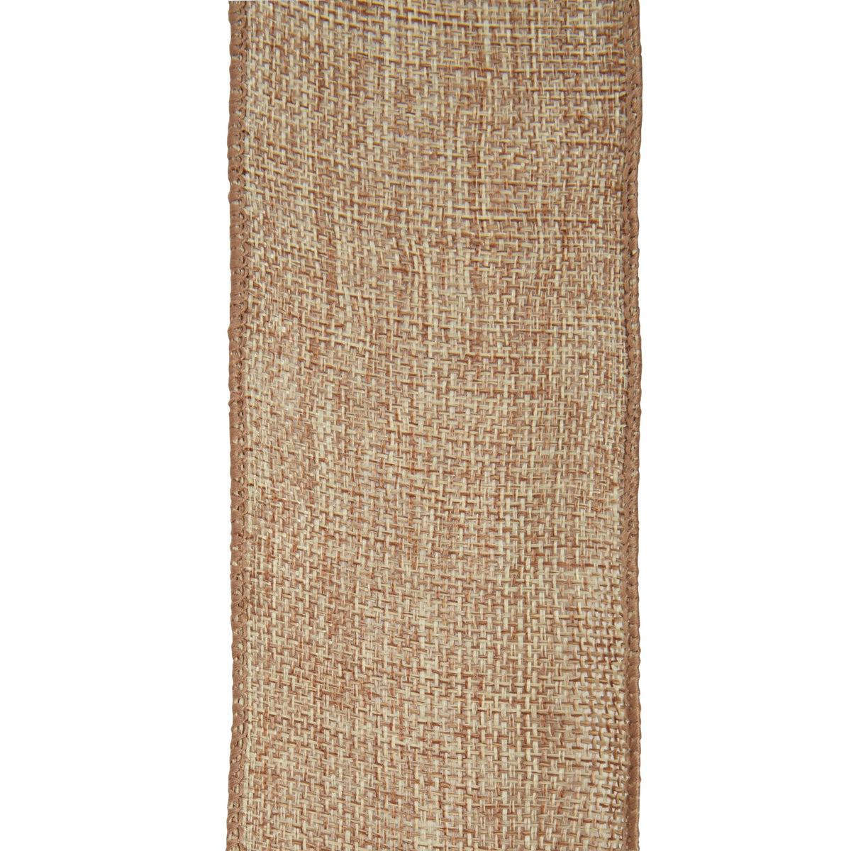 (3 pack) Offray Ribbon, Natural 2 1/2 inch Wired Linen-Look Ribbon for Floral, Crafts, and Decor, 12 feet, 1 Each