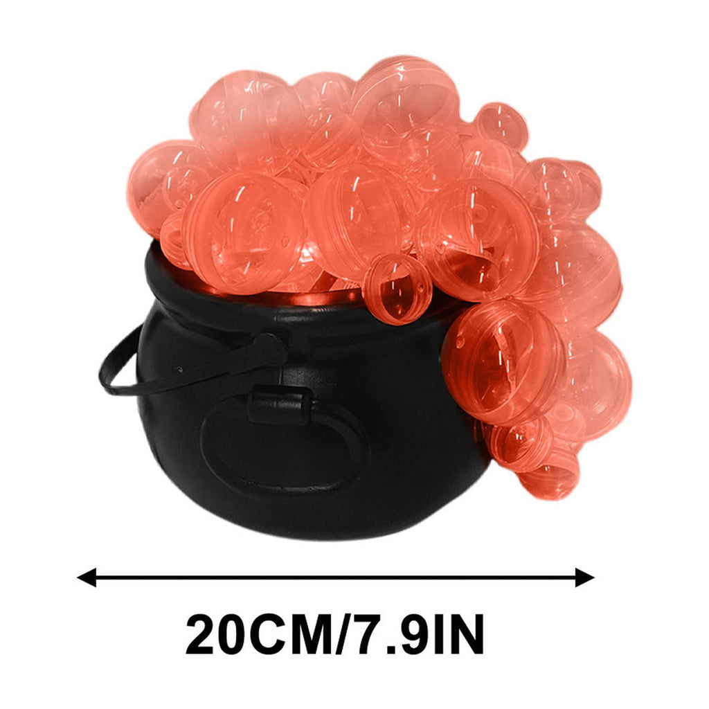 Muecwrye Halloween Decorations Outdoor, Halloween Clearance! Halloween Witches Cauldron on Tripod with Lights, DIY Bubbling Cauldron Set Decor for Home Porch Outside, Halloween Party Supplies