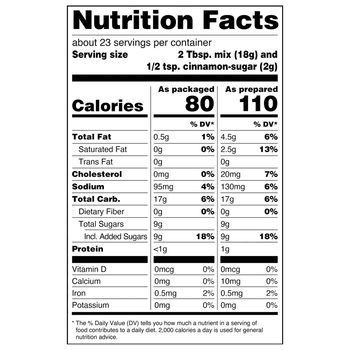 Great Value Snickerdoodle Cookie Mix, 16.5 oz
