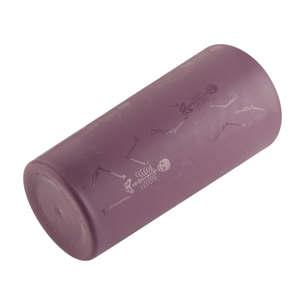 Mainstays 26 Ounce Round Plastic Etched Bat Tumbler, Black