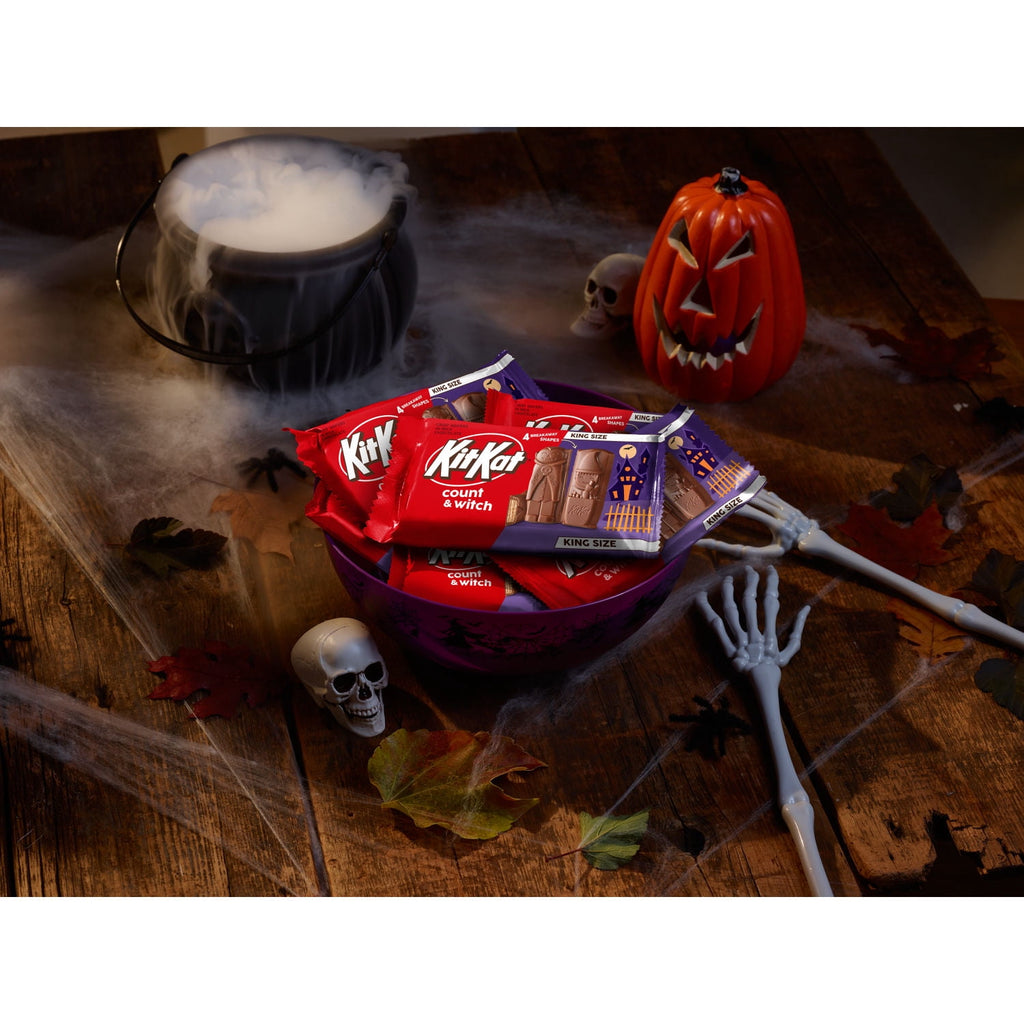 Kit Kat® Milk Chocolate Wafer Count and Witch King Size, Candy Bar, 3 oz