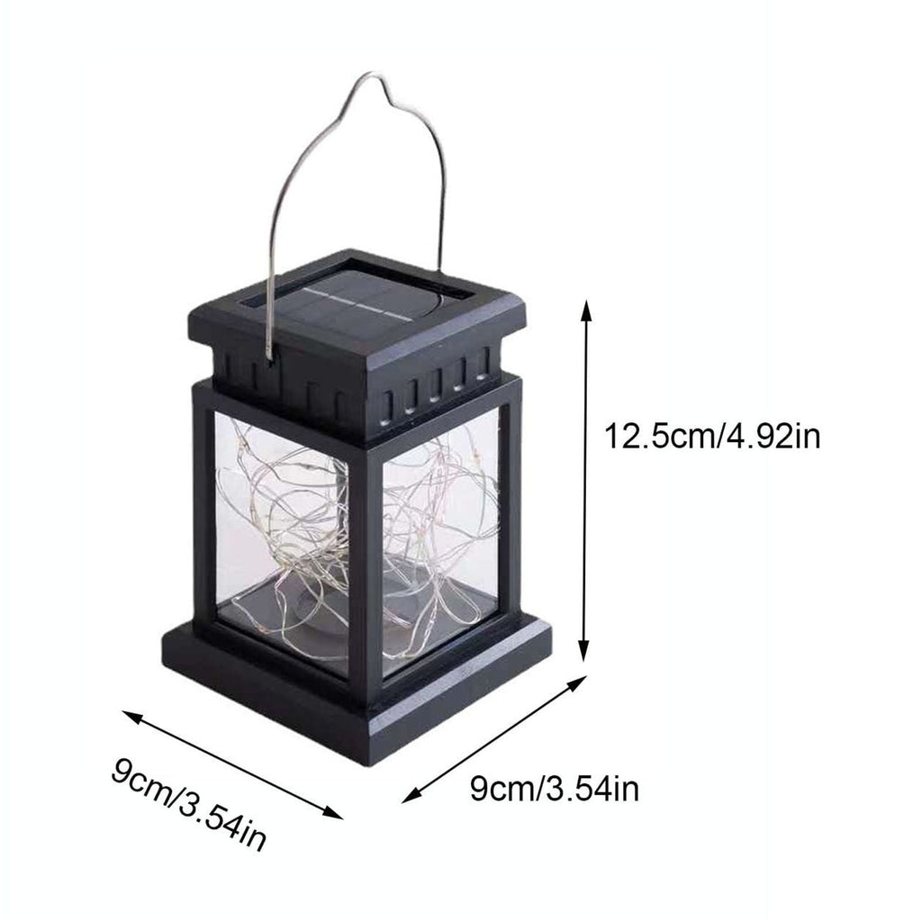 Kugisaki Solar Lantern Outdoor Waterproof Hanging Lamp ,Decorative Lights for Outside Yard Patio Backyard Porch
