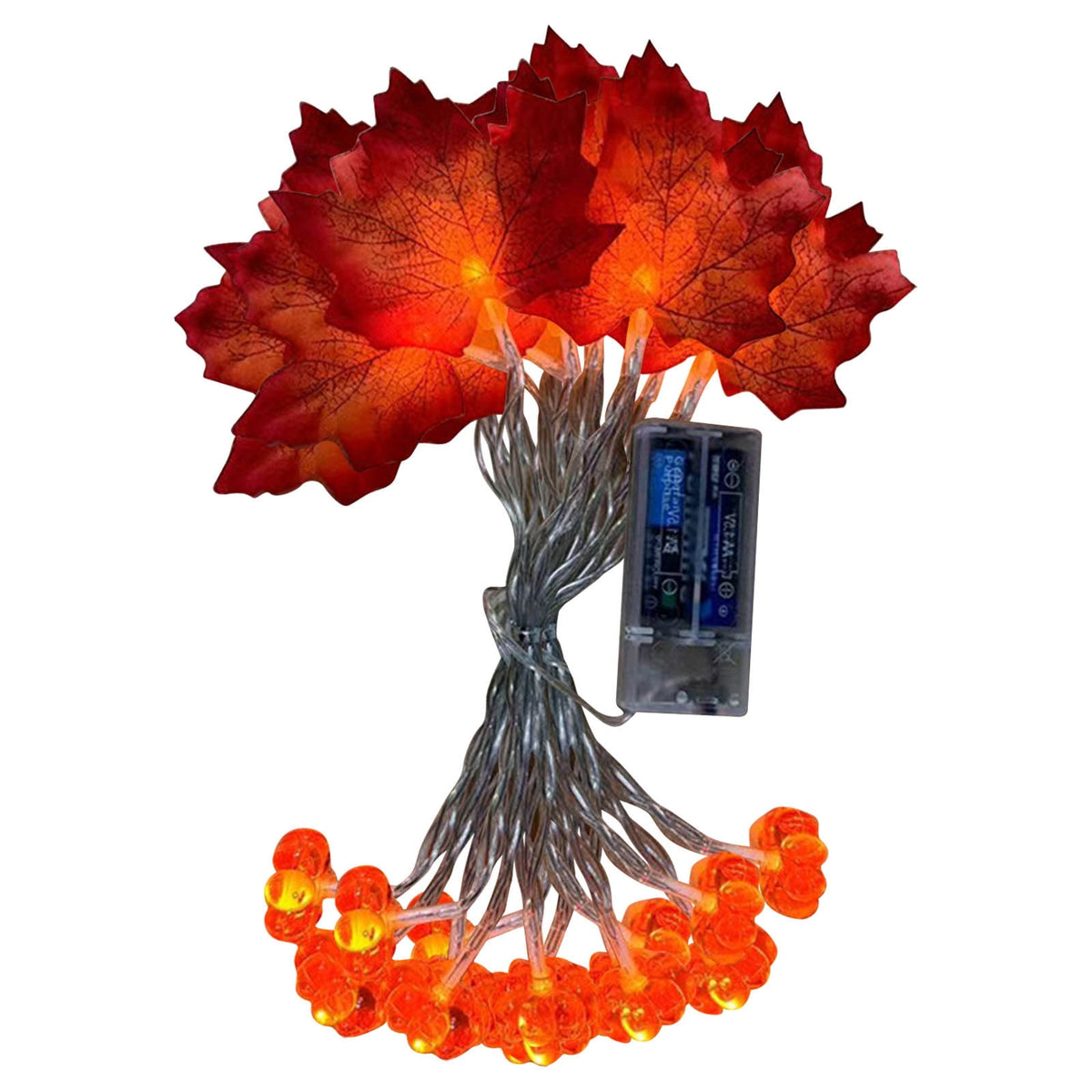 ASXITE Pumpkins Garland Lights Fall Decorations,String Lights Indoor Outdoor,Maple Leaf Pumpkin Lantern String Lantern String Thanksgiving Maple Leaf Lantern Halloween Pumpkin Decorative