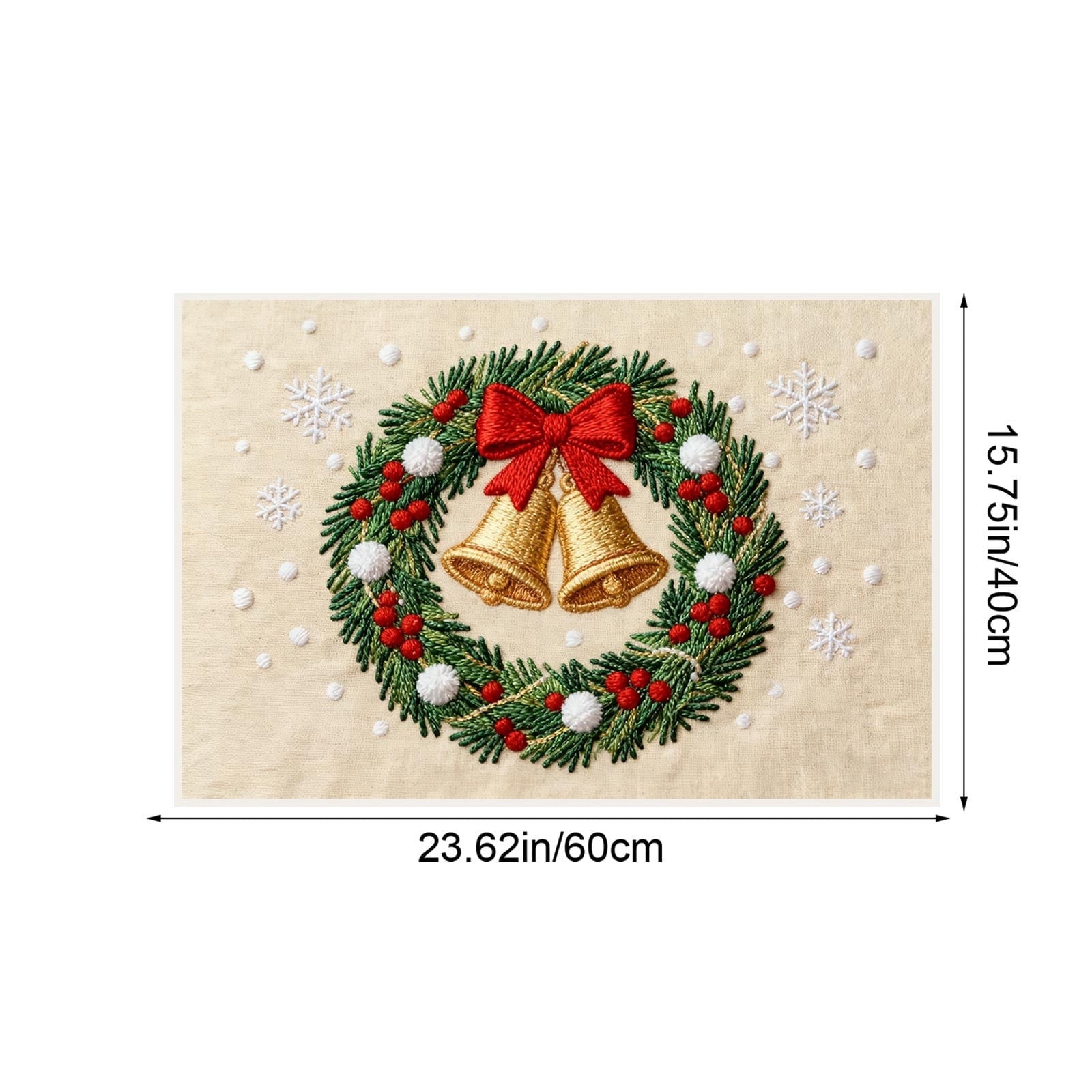 Tupukom Gifts Under 5 Dollars Christmas Doormat With Non Slip Indoor Christmas Welcome Mat with Absorbent & Dirt-Trapping, Outdoor Christmas Tree Door Mat Front Porch Decor 16" x 24" Inch