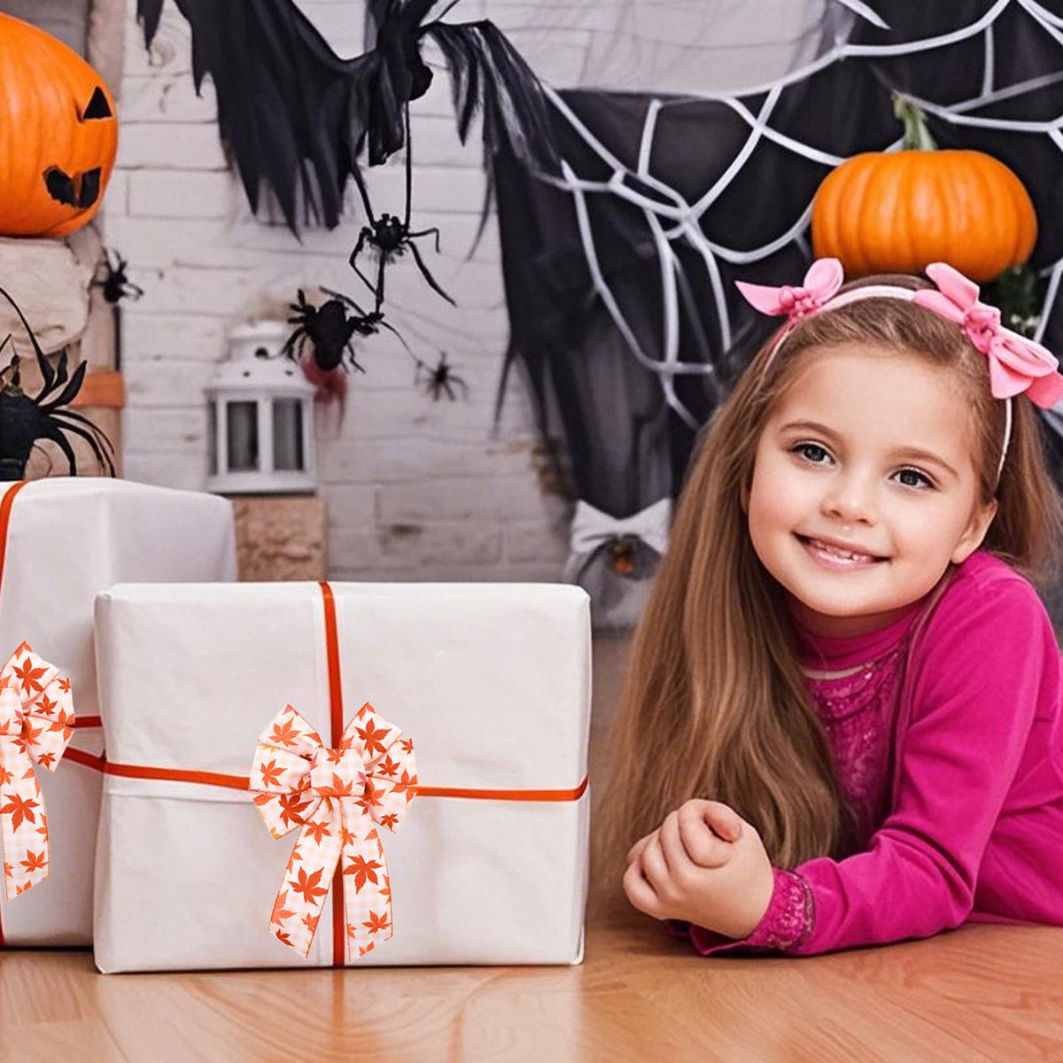Black Halloween Mini LED Lantern Table Centerpiece 5.1 Inch for Indoor Decor, 2 Inch, 5 cm