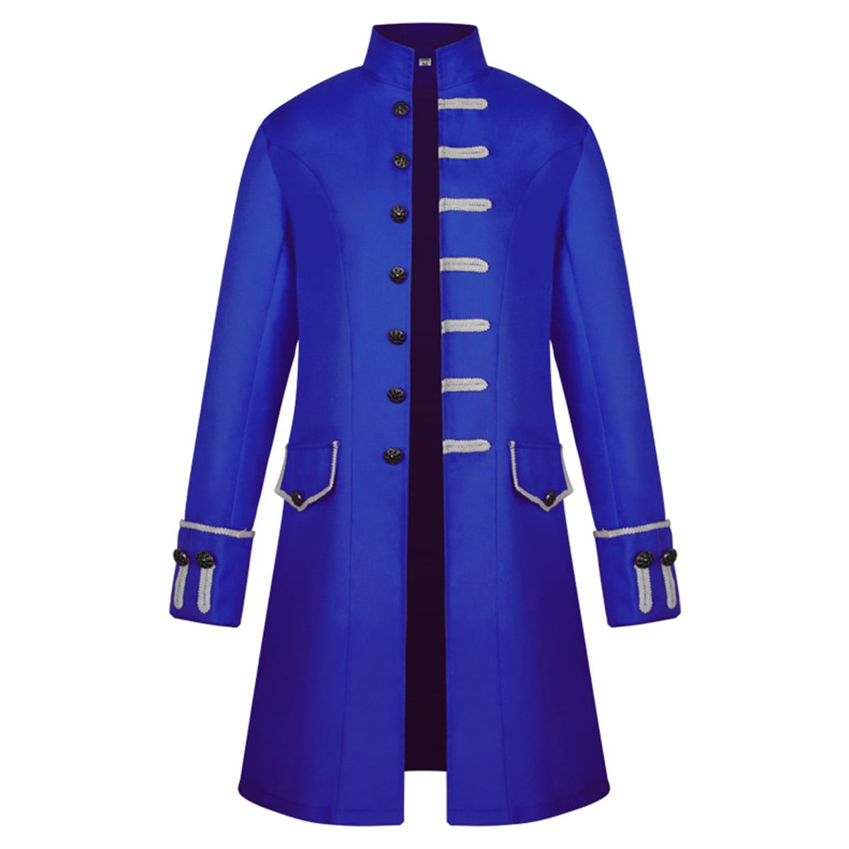 Lilgiuy Mens Steampunk Vintage Tailcoat Goth Jacket formal Retro Renaissance Frock Coat Uniform Medieval Halloween Costume for Dating Wedding