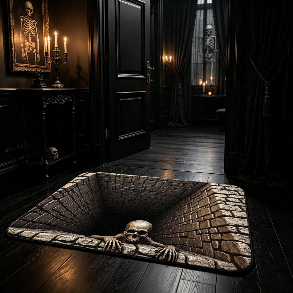 STIJGGN Halloween Ghost Boo Checkered Coir Rug, 23"×15" Fall Outdoor Front Door Decor Mat, Washable Hand-Woven Rug for Layered Doormat, Autumn Halloween Thanksgiving Carpet for Porch, Entryway