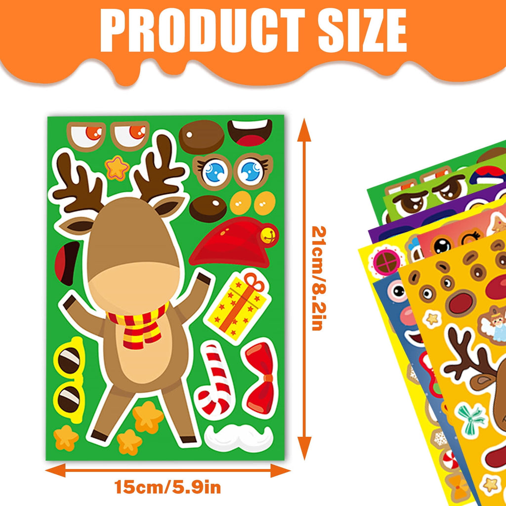 Ayieyill 64 Packs Halloween Stickers Pumpkin Decorating Stickers for Children , 32 Sheet Small Pumpkin Face Stickers for Halloween Party Supplies Trick or Treat Party Favors