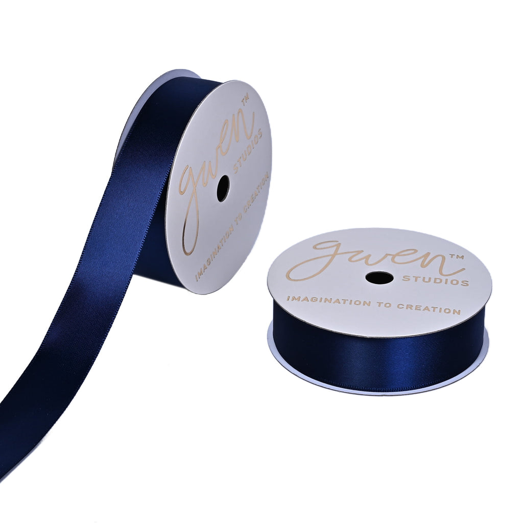 Hello Hobby 7/8" Navy Satin Ribbon, 6 Yards