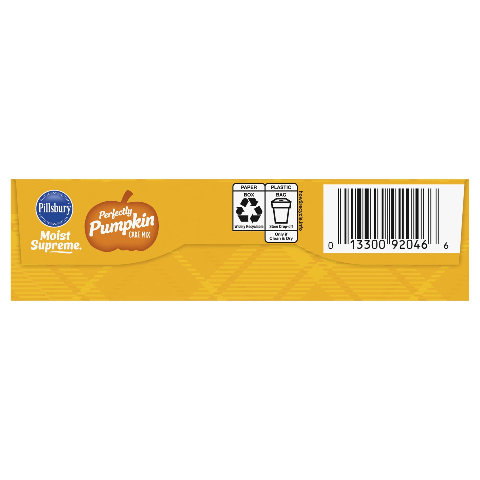 Pillsbury Moist Supreme Premium Perfectly Pumpkin Cake Mix, 15.25 Oz Box
