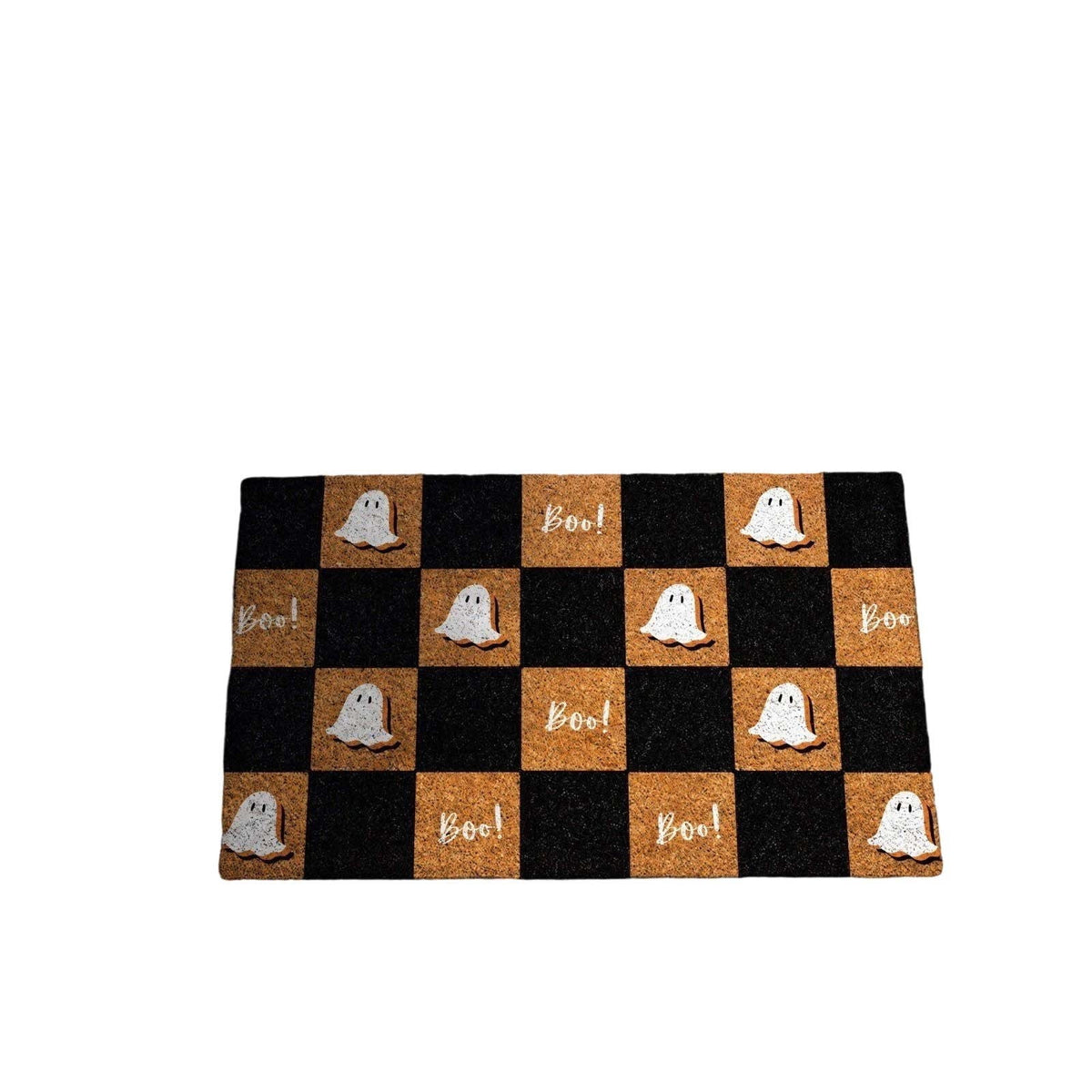 BZPIZ Halloween Cute Pumpkin Door Mat for Front Door, Doormat Outside Entrance, Halloween Decor for Porch and Entryway, Indoor & Outdoor Use Orange
