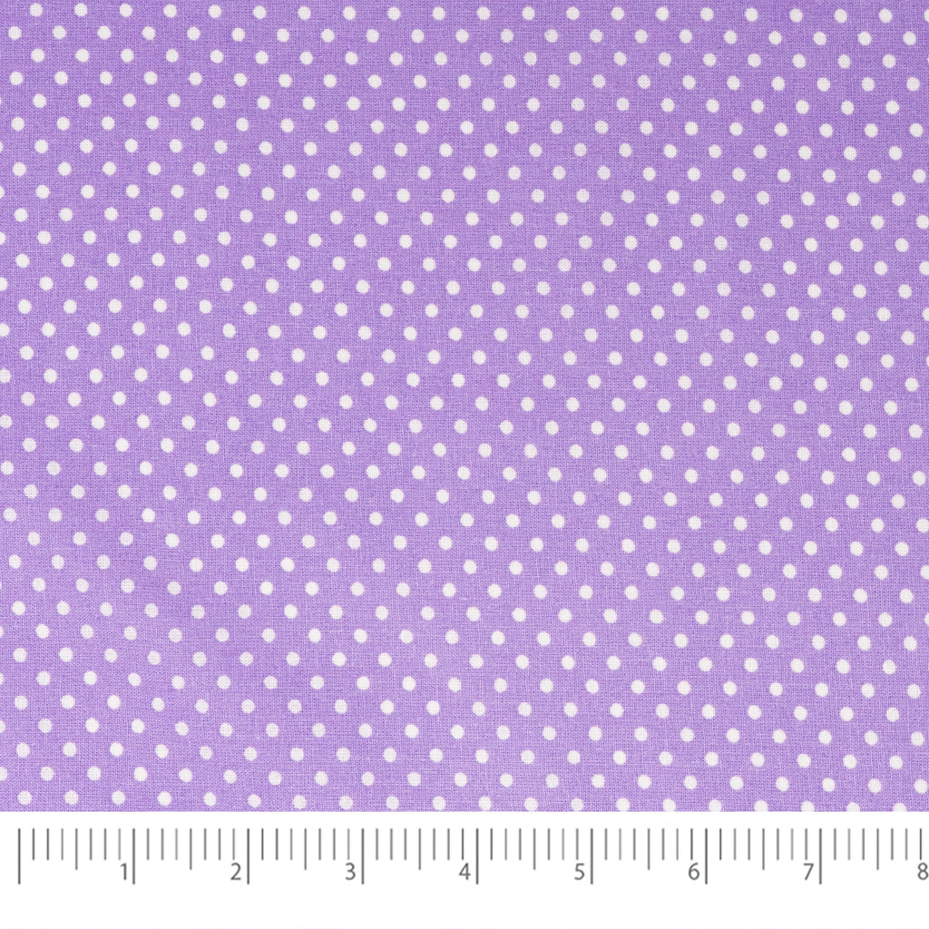 Waverly Inspirations 100% Cotton Prints Fabric, Dot Lilac, 1 Yard Precut, 44 in Wide