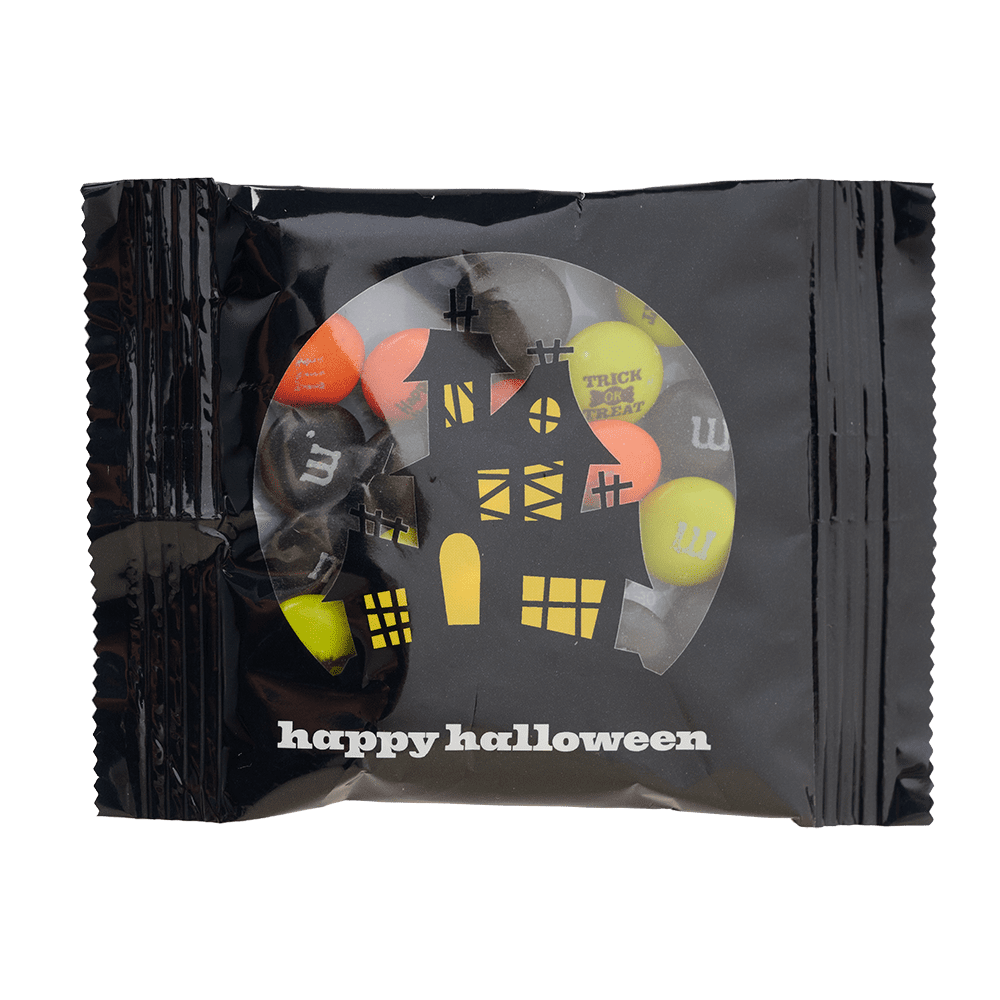 M&M'S Halloween Milk Chocolate Trick-or-Treat Candy, Party Favor Packs, Set of 30