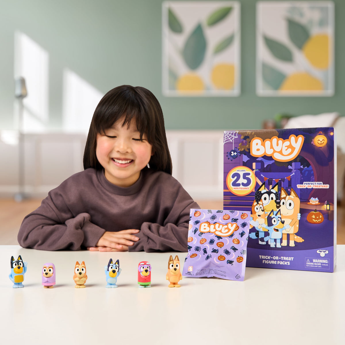 Bluey Mini Figure Multi-pack, Contains 25 Individually Bagged 1 inch Bluey Mini Figures, Perfect for Bluey Fans! Ages 3+, Walmart Exclusive